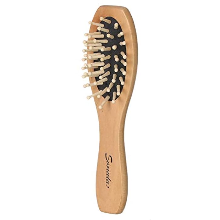 Sonata Wooden Hair Brush - Beige - Image 1